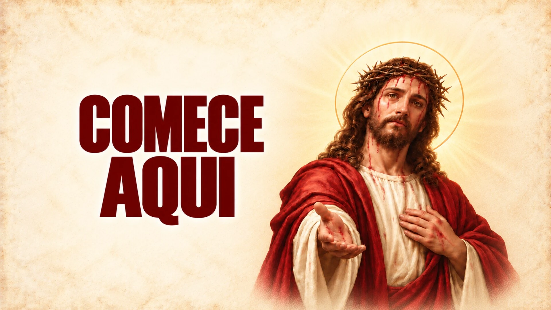 Jesus com a coroa de espinhos
